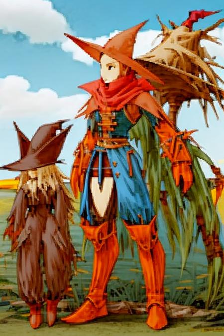 02577-621807218-final fantasy character concept _lora_finfan_0.8_ finfan, scarecrow, high quality, crisp lines, fine detail, no human.png